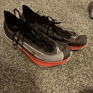 Nike, 10.5, Black-White-Orange